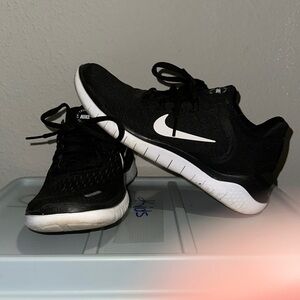 Nike Black and White Athletic Shoes